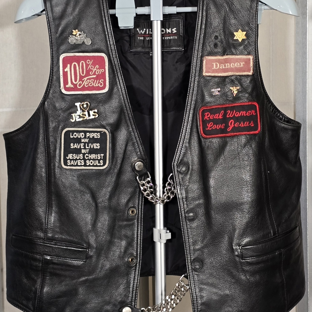 Wilson Leather Vest Patches S